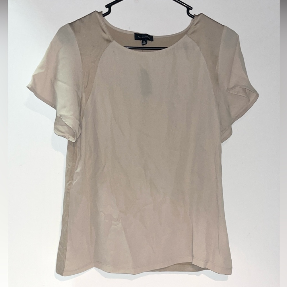 The Limited Beige Blouse